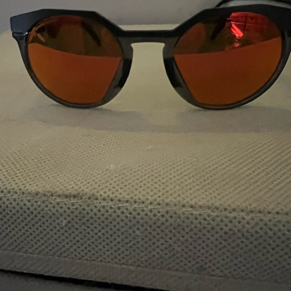 Oakley Black Sunglasses with Red Lenses